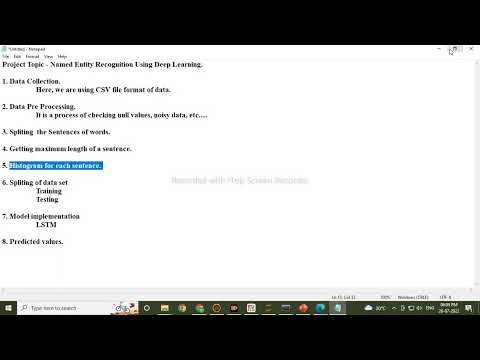 Named Entity Recognition using Deep Learning