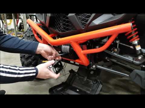 Warn Winch Mount for the 2018 Yamaha Wolverine x4 (# 90845)