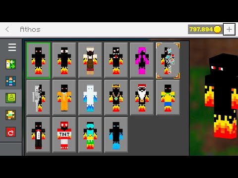 📱Get ALL ATHOS skins on your PHONE in MINECRAFT