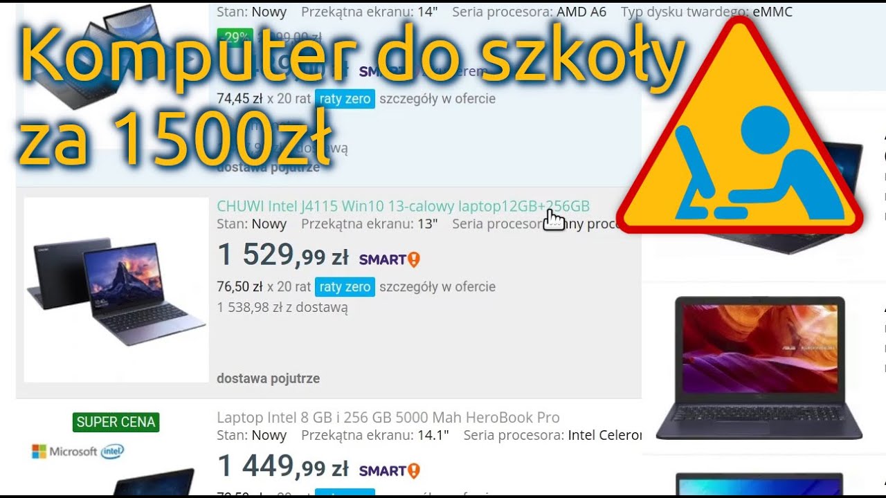 Komputer do szkoły za 1500zł ? (2021)