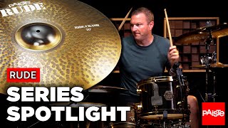 Video thumbnail for PAISTE CYMBALS - Series Spotlight - RUDE by Paiste Cymbals