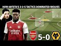 How Arteta's Tactical Tweak Dominated Wolves | Arsenal vs Wolves 5-0 | Tactical Analysis
