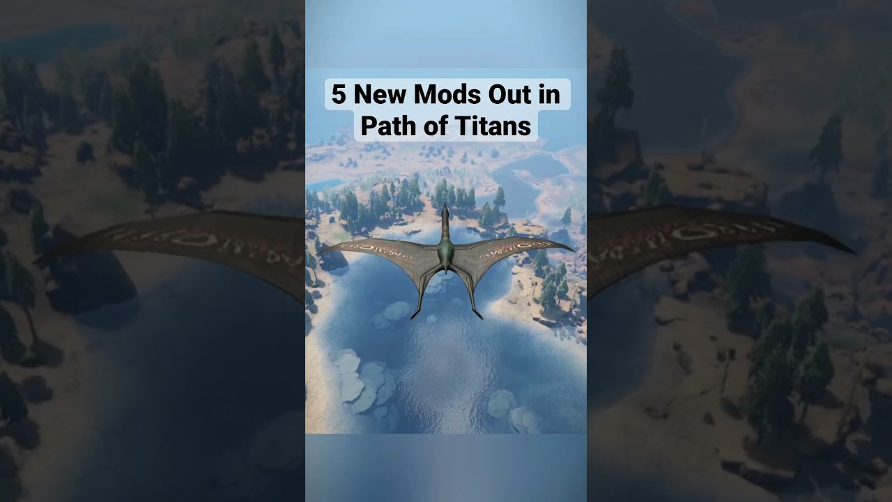 5 New Mods Out Now😳🔥#pathoftitans #dinosaur #jurassicworld #gaming