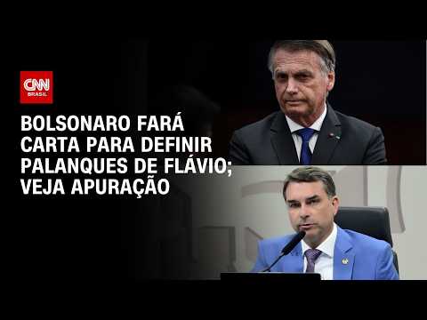 Bolsonaro fará carta para definir palanques de Flávio | CNN 360°