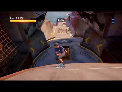 Air walk the Hydrophobic Gap and Vicarious Victory Logo in Downhill Jam - Tony Hawk 1 + 2
