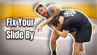Why Your Slide-By NEVER Works (Fix This One Mistake) | Upper Body Takedowns: Slide By