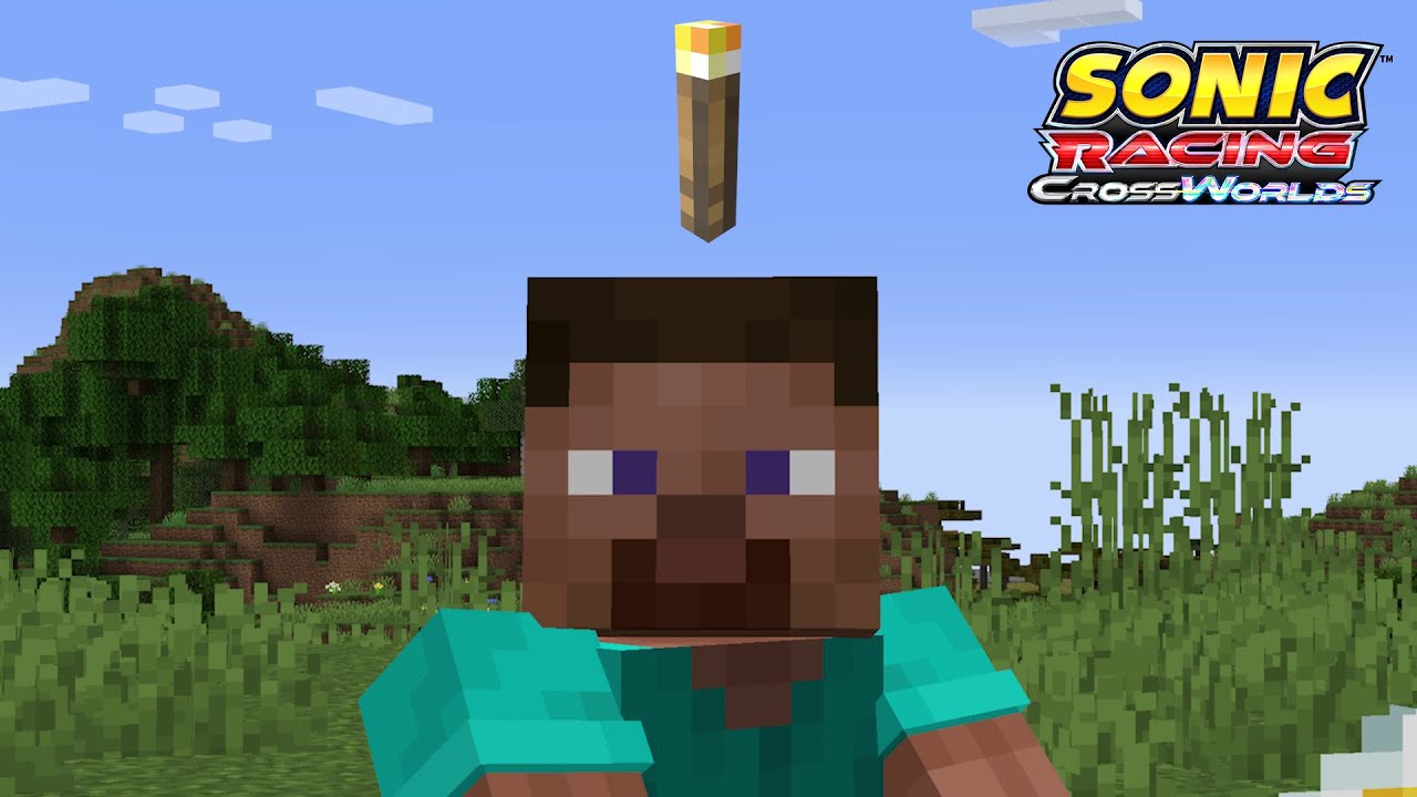 Sonic Racing: CrossWorlds - Minecraft Pack Teaser Trailer