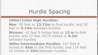 The Importance of Hurdle Touchdown Times