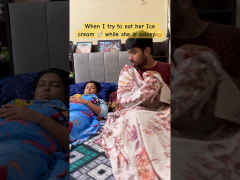 Don't try to eat your wife's Ice Cream or snacks 😁😅#funny #shorts #sagocouple #icecream #wife