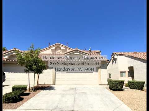 Modern 2Bed/Bath Second Foor Condo located near Whitney Ranch Area property video