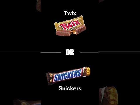 Snickers or Twix #snickers #twix #shorts