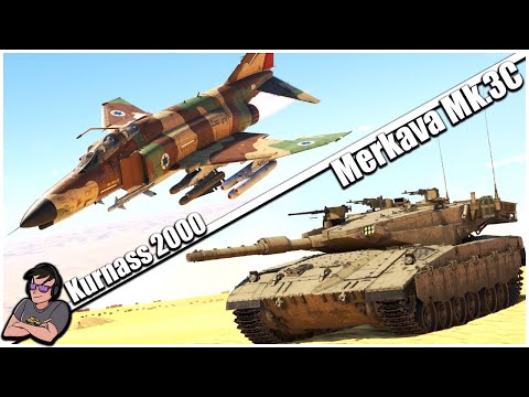 The Israeli High Tier META PUNCHING Duo - Merkava Mk.3C & Kurnass 2000 - War Thunder