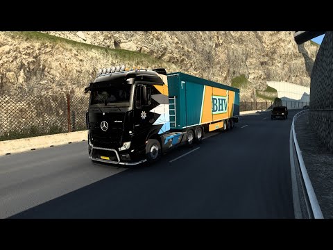 Euro Truck Simulator 2 - Journey From Paris To Milan | Mercedes Benz Actros MP4 Gameplay