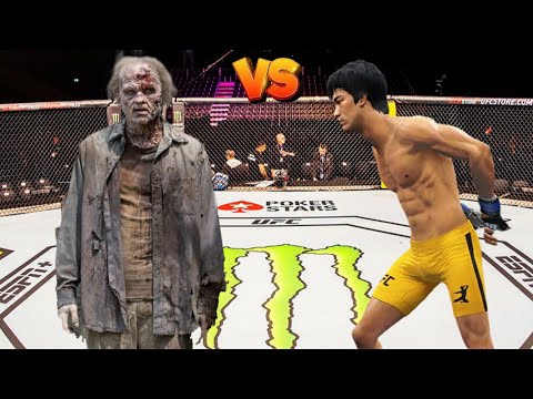 👊🐲Final fight Bruce Lee vs. Living Dead - EA sports UFC 4 Rematch👊🐲