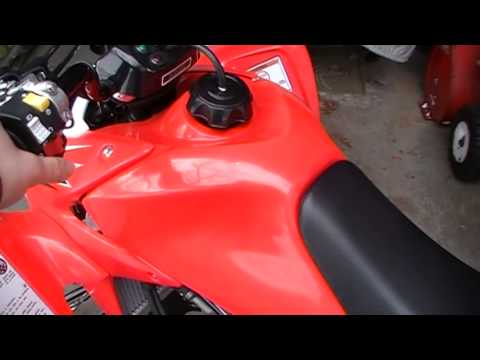 How To Start a Honda TRX450R ATV with Electric Starter