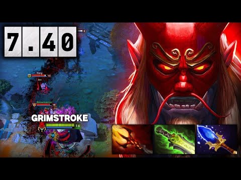 37 Kills Grimstroke One Shot New Meta🔥🔥🔥Insane Damage | Dota 2 Gameplay