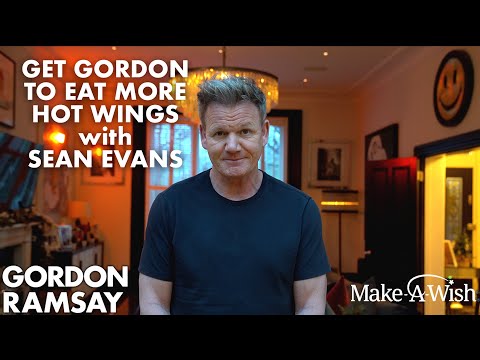 戈登-拉姆塞宣佈，由熱翼和肖恩-埃文斯擔任嘉賓。 (Gordon Ramsay Announcement featuring Hot Wings & Sean Evans)