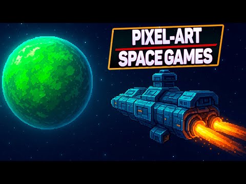 18 Amazing Pixel Art Space Games