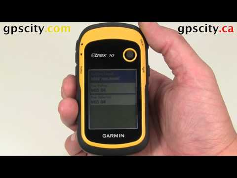 using garmin etrex 10