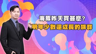 繼續彈還是轉折往下全看FOMC海豚昨天買甚麼?明年少數還成長的族群｜海豚交易室 ｜范振鴻 (圖)