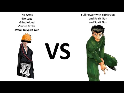 Ichigo VS Yusuke DEATH BATTLE! Prediction