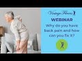 Top Tips for Seniors to Ease Their Lower Back Pain from a seniors fitness expert