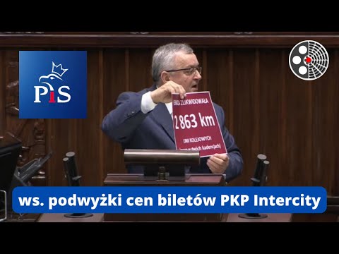 Andrzej Adamczyk: Tłumaczy podwyżki biletów PKP Intercity