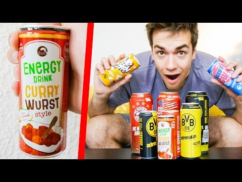VERRÜCKTE DRINKS 😱 - CURRYWURST, Popcorn .. (Experiment)