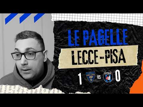 🏆🚨 [NUMERI] PAGELLE DI LECCE-PISA 1-0. NON SI SALVA NESSUNO, O QUASI