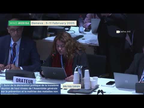 NCDs (SPA) - IBFAN statements at the WHO #EB156 (2025) - Paola Gaete