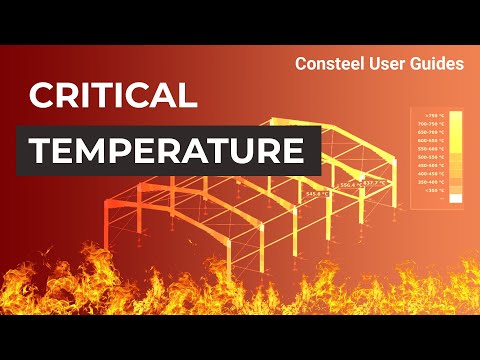 How to use the Critical Temperature feature in Consteel 14 - Consteel User Guides