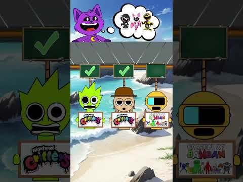 Incredibox Sprunki vs CatNap Guess Cartoon by IQ 999