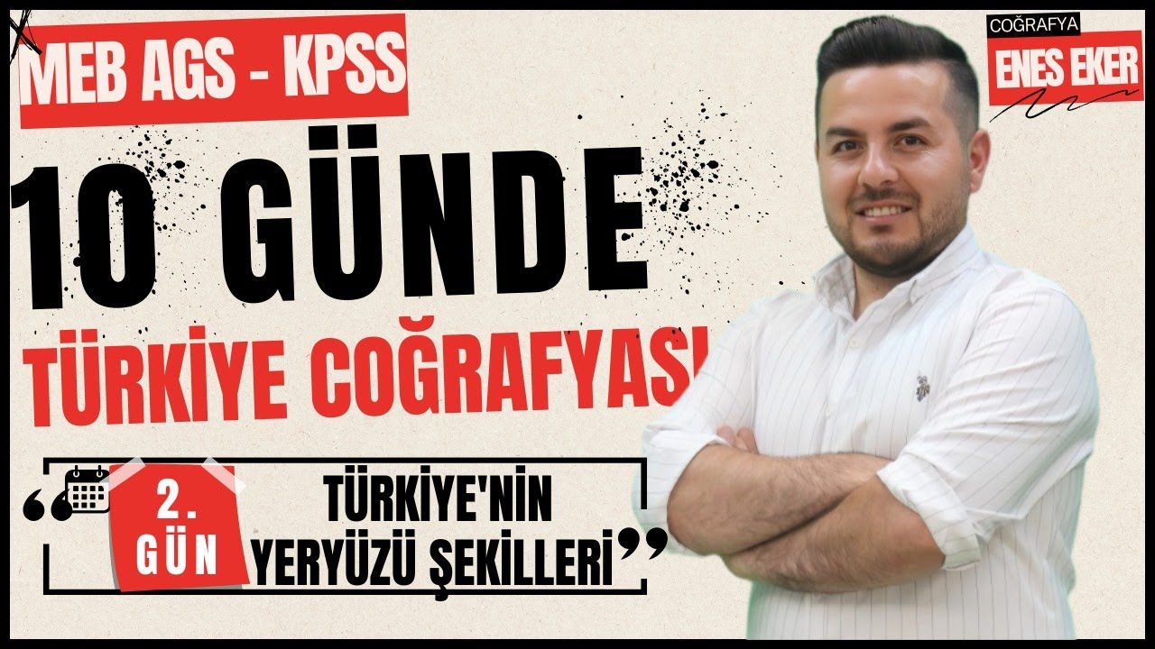 2. Gün Türkiye’nin Yeryüzü Şekilleri #kpss #ags