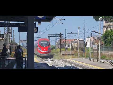 Frecciarossa 1000 in transito ad Angri. Fr Reggio Calabria Torino