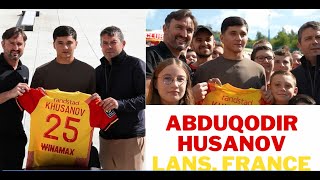 ABDUQODIR HUSANOV - Lans(Fransiya) futbolchisi!
