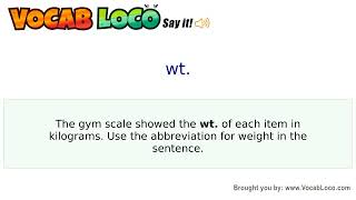 Video thumbnail for wt.