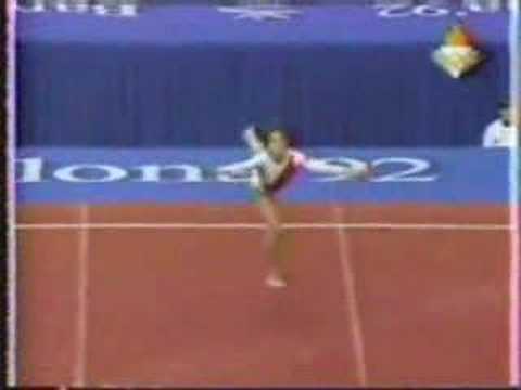 Andrea Molnar - 1992 Olympics Team Compulsories - Floor Exercise