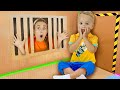 Box Fort Maze Challenge With Chris Funny Stories For Children