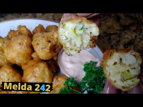 BAHAMIAN CONCHY CONCH FRITTERS | BAHAMIAN COOKING