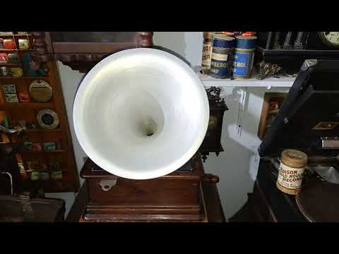 Flag Of Victory March. Edison Military Band. Cylinder 9032 from 1905. Edison Phonograph Standard D