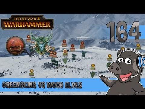 Kiting All Day Long - Total War: Warhammer Ranked Battle #164 - Greenskins vs Wood Elves
