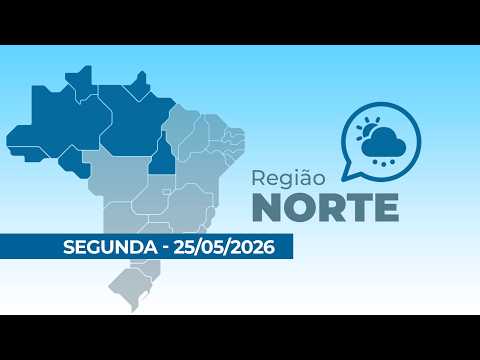 Norte terá chuva intensa entre Amazonas, Roraima e Pará; Tocantins segue seco