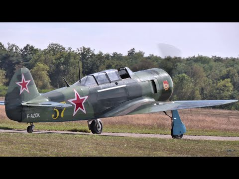 Yakovlev Yak-11 at Meeting Aérien Haguenau 2024 #vintageaircraft #avgeek #ww2 #aerobatics