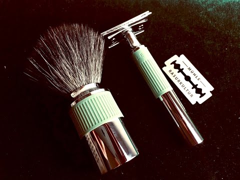 first shave with: MÜHLE NEO razor and brush -  #nassrasur  #wetshaving