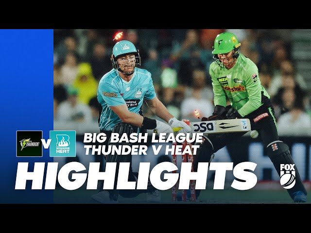 Sydney Thunder vs. Brisbane Heat | Full Match Highlights | Fox Cricket