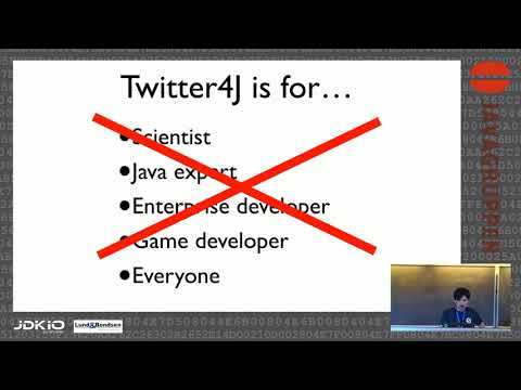 JDK IO 2018 - Yusuke Yamamoto - Practical library design - lessons learned from Twitter4J