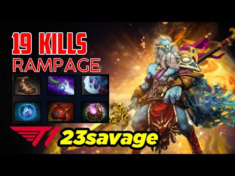 23savage - PHANTOM LANCER RAMPAGE - DOTA 2 PRO PLAYER GAMEPLAY