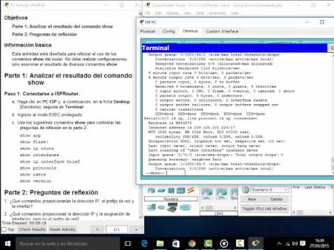 TUTORIAL 11.3.3.4 (packet tracer)