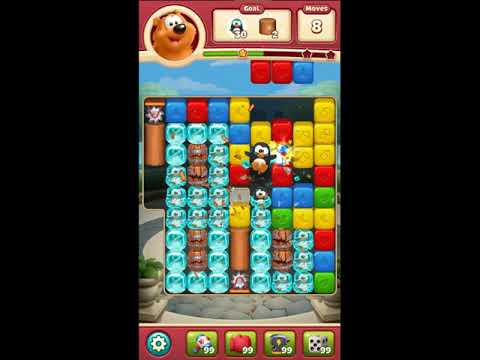 Toon Blast Level 3991 - NO BOOSTERS 🐻🐺🐱 | SKILLGAMING ✔️