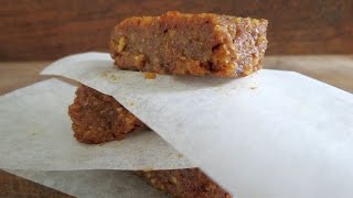 Barras de Datiles con Nueces (Receta Vegana) -- The Frugal Chef
